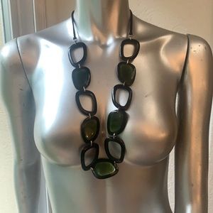 Beautiful acrylic resin necklace